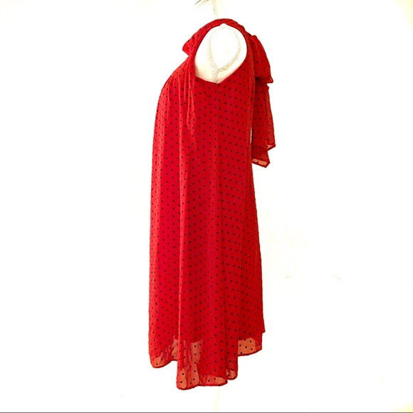 💕💕 Red Polka dot Dress Signature by Robbie Bee - Picture 4 of 8